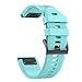 ANCOOL Compatible with Fenix 6X Band Easy Fit 26mm Width Soft Silicone Watch Strap Replacement for Fenix 5X/Fenix 3/Fenix 3 HR/Fenix 5X Plus Smartwatches - Mint