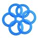 Hibbent 6 Pack Toilet Flush Valve Seal, Upgraded Silicone Material Specific fit for American Standard & Eljer-Compatible with 7301111-0070A, Flush Valve Seal Kit Replacements with O Ring