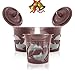 Brew n Fill - Universal Keurig Reusable Coffee Filter - Eco Friendly and Refillable - Set of 3 Stainless Steel Pods