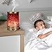 Sheoolor Essential Oil Diffuser Humidifier, 120ml Bronze Himalayan Salt Lamp Diffuser with 7 Color Lights, Ultrasonic Aromatherapy Diffuser Waterless Auto-Off & Reduce Noise Design for Baby Roomthumb 2