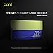 Aoni Condoms - Ultrathin 001 12 PCS - Achieved World's Thinnest* Latex Condom - Premium 001 Series - Water Based Lubricant 