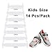 HOMAR No Tie Shoelaces for Kids and Adults Stretch Silicone Elastic No Tie Shoe Laces