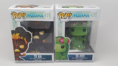 Action Figures Compatible Pet Plastic Graphical Protector Bundle Disney Vinyl Figure 1 Pop 4 293 B Te Fiti Moana X Funko Pop Toys Games