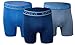 Spyder Men's Performance Mesh Boxer Briefs Sports Underwear 3 Pack (Blue, Medium)
