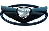 2010 2011 2012 2013 Hyundai Genesis Coupe Wing Emblem in Flat Black Matte Black