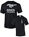 Ford Short Sleeve T-shirt Mustang 50 Years Pony-Black-XL