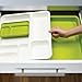Joseph Joseph 85045 DrawerStore Expandable Drawer Organizer Tray, Green