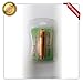 Multi-Speed Mini Electric Massager,Waterproof 10-Frequency Portable Bullet Massager (Gold)