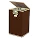 Munchkin Laundry Hamper with Lid, Brown