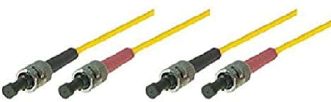 Equip Fibre Optic Cable (ST->ST 5.00m Singlemode Duplex OS2 Yellow Polybag)