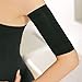 DZT1968 1pair Beauty Women elastic Shaper Weight Loss Legs Thin Arm With strong adhesion Buster Slimmer Wrap Belt (black)