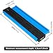 10 Inch Multi-functional Contour Gauge Plastic Profile Gauge Multifunctional Shape Duplicator Edge Shaping Measure Ruler for Professional Precise Measurement (Regular Wide, Blue)