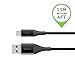Belkin MIXIT DuraTek Lightning to USB Cable - MFi-Certified iPhone Charging Cable for iPhone XS, XS Max, XR, X, 8/8 Plus and more (4ft/1.2m), Black (F8J207BT04-BLK)