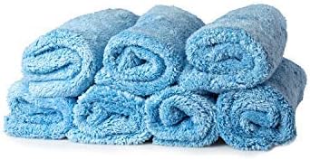 Towel Titan - Total Towel Microfiber Plush Utility Towels 16 x 16 Inches, 7 Pack - Premium, Soft Microfiber All-Purpose Plush Towels Are Safe For All Surfaces - Great For Detailing Your Entire Vehicle
