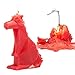 PyroPet Dreki Dragon Skeleton Candle (Red)