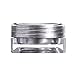 JonerytimeRosalind Women Mirror Powder Effect Chrome Nails Pigment Gel Polish DIY (Silver)