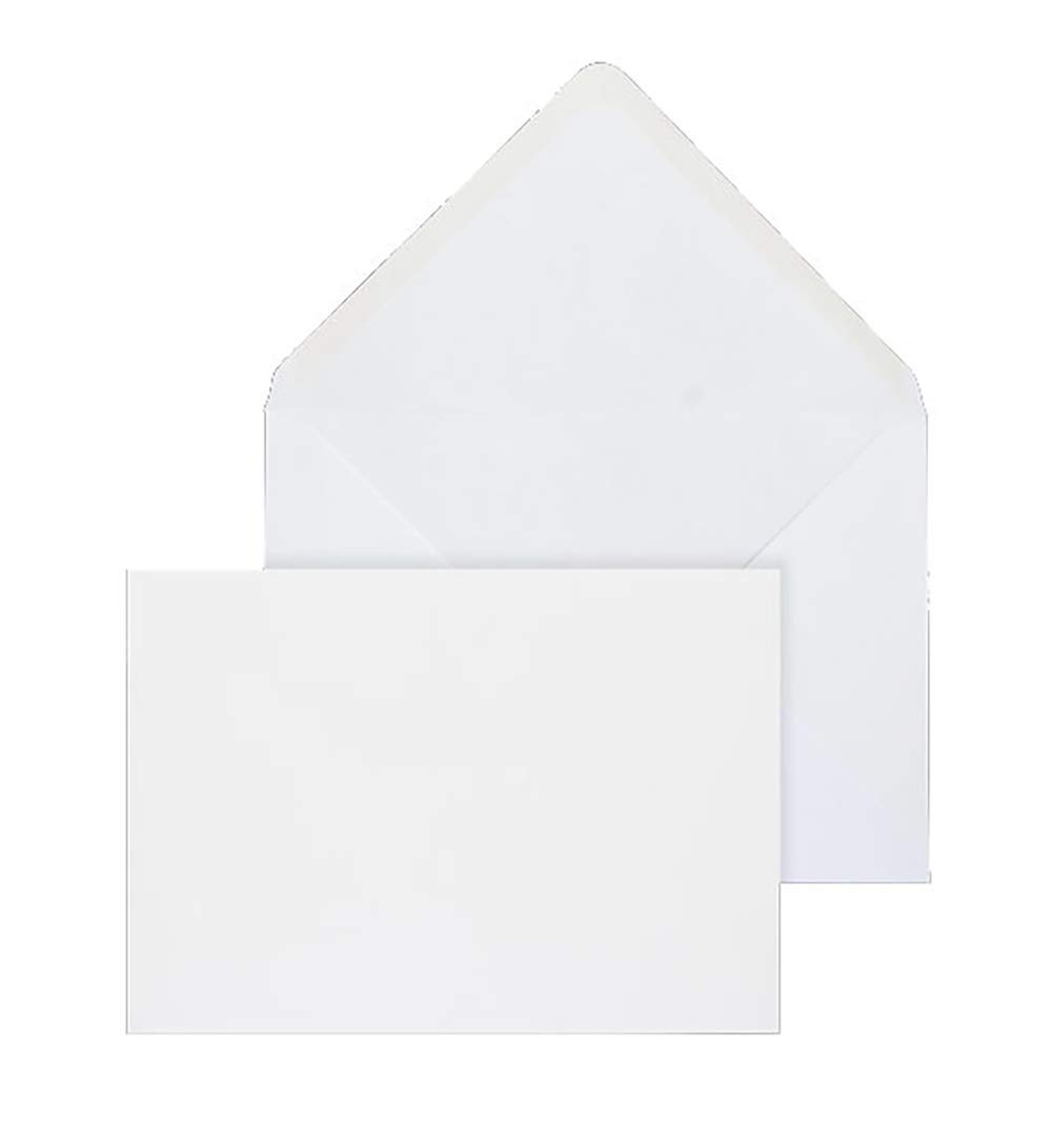 Blake Purely Everyday B6 125 x 176 mm 90 gsm Banker Invitation Gummed Envelopes (ENV2176) White - Pack of 1000