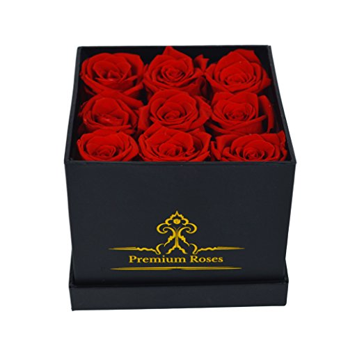 Premium Roses| The Roses can Last 1year (Roses in the Box, Best Gift for Her, Anniversaries, Birthdays & Valentines Day