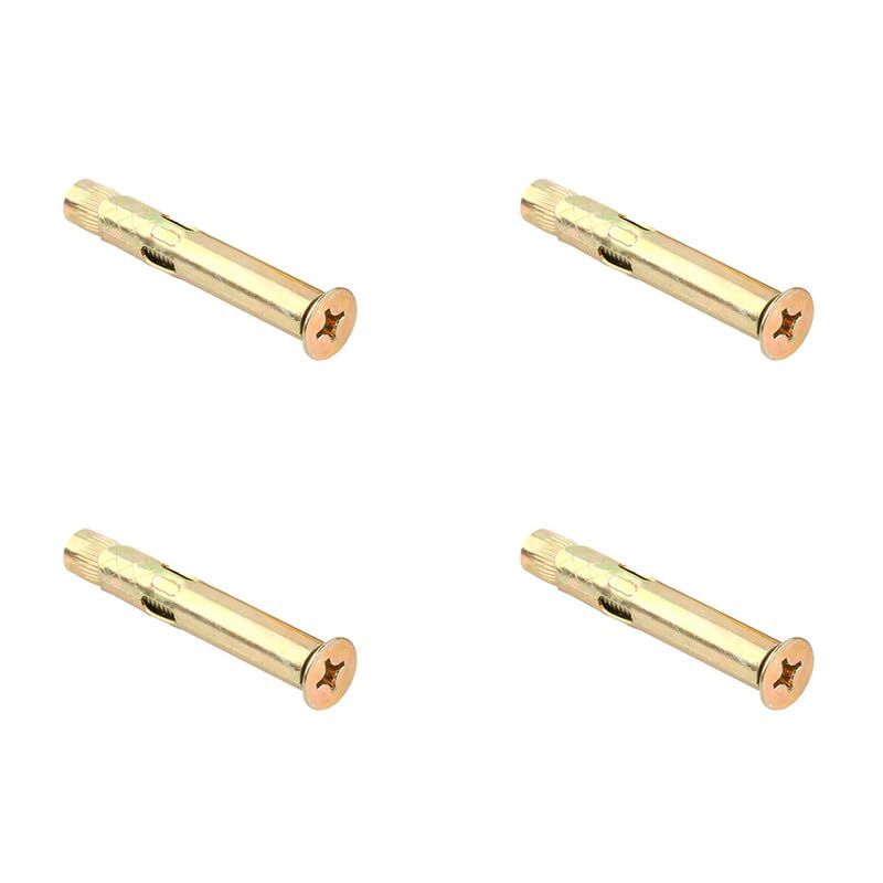 4Pcs M8 Carbon Steel Expansion Bolts,Stainless Steel Cross Head Expansion Bolts 80mm