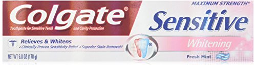 Colgate Sens Toothpst Pls Size 6z Colgate Maximum Strength Sensitive Plus Whitening Toothpaste
