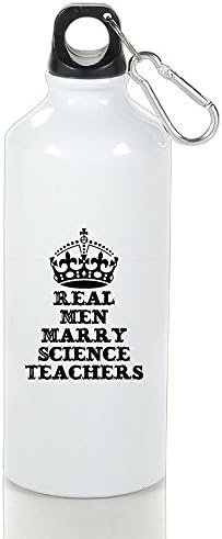 Real Men Marry Science Teachers New Bicycle Water Bottle Running Travel Kettle Cup