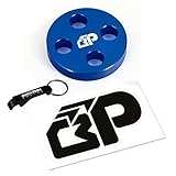BlackPath - 240SX 200SX 180SX Steering Rack Spacer Nissan S13 S14 Solid Bushing (Blue) T6 Billet