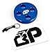 BlackPath - 240SX Steering Rack Spacer Nissan S13 S14 Solid Bushing (Blue) T6 Billet