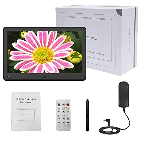 Kenuo 12 inch Digital Picture Frame, 1920x1080 IPS Screen Digital Photo