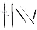 iBart Fiber Tip Stylus Pens for Touch Screens Devices iPhone, iPad, Kindle,Tablets, and Any Capacitive Devices,10 Colors