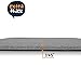 Smiling Paws Pets - Extra Large Cat Litter Mat - Pet Rug - Catches Litter That Spills Outside Litter Box - Easy to Clean - Non-Slip - Litter Box Mat - Kitty Litter Catcher - Grey L Size (35