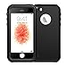 iPhone SE/5S/5 Waterproof Case, iThrough iPhone SE Underwater Case, Dust Drop Snow Shock Proof, Heavy Duty Protective Carrying Case Cover for iPhone SE 5S 5 Black