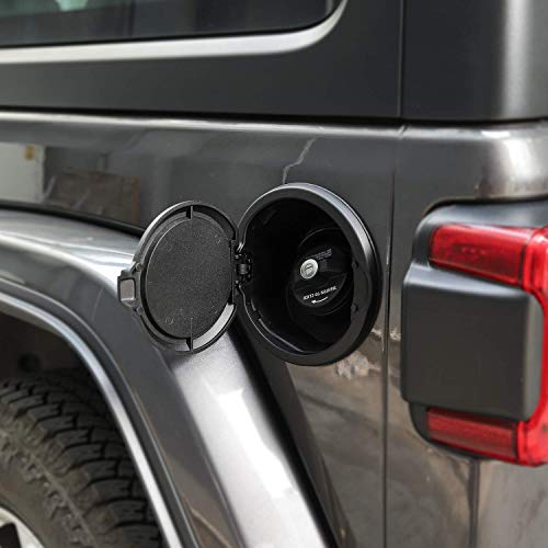 JeCar For JL Gas Cap Cover Fuel Filler Door Gas Cap Fuel Tank Door Gas Tank Cap for Jeep
