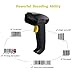 TaoHorse 2-in-1 2.4GHz Wireless & USB Wired Barcode Scanner Handheld 1D Laser Automatic Bar Code Reader for Computer POS Laptop, 200m Range Fast and Precise Scan