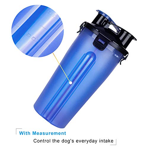 UPSKY Dog Water Bottle Dog Bowls for Traveling Pet Food Container 2-in-1 with Collapsible Dog Bowls, Outdoor Dog Water… - Image 5
