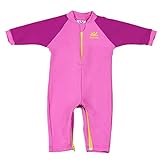 Nozone Fiji Sun Protective Baby Swimsuit in Bahama/Fuschia, 6-12 months
