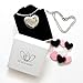 Luxury Essential Oil Diffuser Necklace Aromatherapy Gift Set - Hypo-Allergenic 316L Surgical Grade Stainless Steel Locket Pendant with 23.5