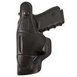 DeSantis 033BA8BZ0 Right Hand Glock 43 Dual Carry II Holster, Black