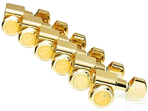 Fender gold locking guitar tuners, set of 6