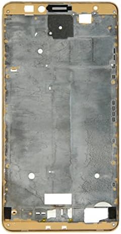 FRAME BEZEL ELECTRONICS MOBILEPHONE REPLACEMENT PART LNS Huawei Ascend Mate 7 Front Housing LCD Plate(Black) (Color : Gold)