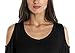 Urban CoCo Women's Vogue Shoulder Off Wide Hem Design Top Shirt (Black, M)