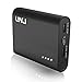 UNU Superpak10000mAH 3.1A Portable Charger - Matte Black [Apple Certified] External Battery Pack with 2-in-1 Lightning Cable 8Pin and MicroUSB Cable