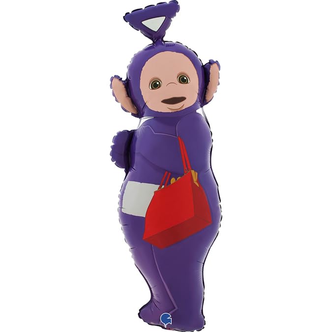 Toyland® 32 Inch Teletubbies Purple "Tinky Winky" Shaped Foil Balloon - Kids Party Decorations — image 1