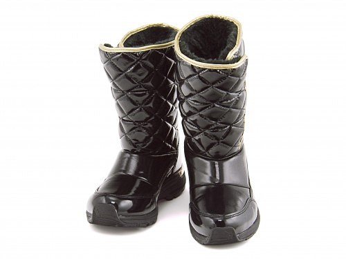 [シュガー] Sugar 女の子 キッズ 子供靴 スノーブーツ ウィンターブーツ スニーカー スパイク付き 防寒 防水 雨 雪 靴 EE SG WJ041SP ブラック 21.0cm