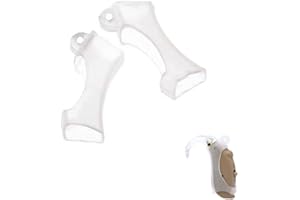 DeaHea 2 Pack Hearing Aids Protectors Covers Dust Sweat Silicone Protective Case for Hearing Amplifier Aids Hearing Aid Assist Device Powered by Size 13 Batteries A13 Battery