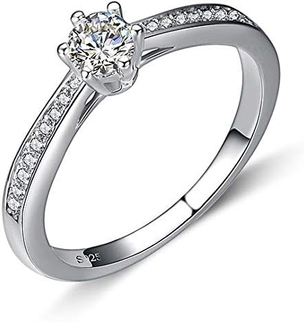 JewelOra Sterling Silver 925 Cubic Zirconia USA Ring Model YO