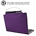 NFILAND Yoga Book Case, Folio Premium PU Leather Stand Cover for Yoga Book 2-in-1 10.1-Inch Tablet (Android and Windows Version) -Purple