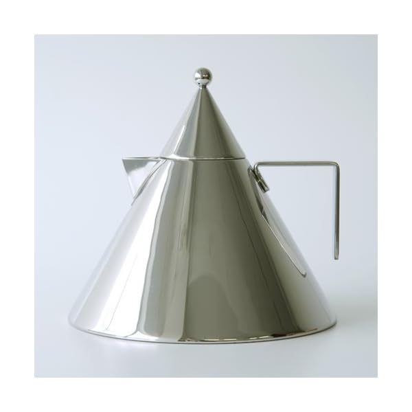 Alessi Il Conico 90017 Design Water Kettle with Handle, Stainless