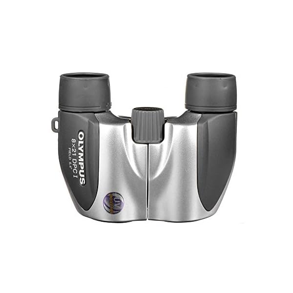 Olympus 8x21 DPC-I Fernglas Silber mit Tasche – Bild 5