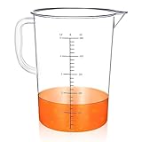 Xuhal plastic container gallon measuring pitcher