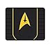 Star Trek Delta Command Logo Yellow Gold Car Truck SUV Front & Rear Seat Rubber Floor Mats - 4PC